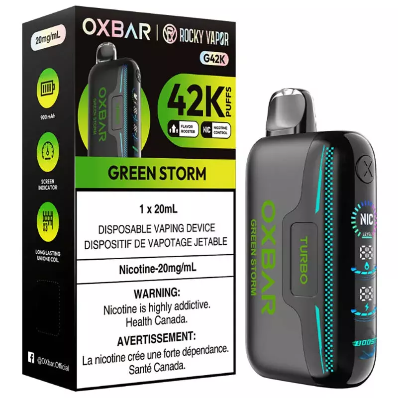 Oxbar x Rocky Vapor G42K – Disposable Vape Device